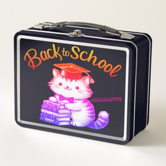 Afstudeerder Cat Lunchbox (Voorkant)