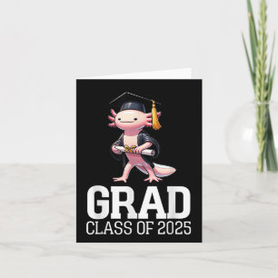 Afstudeerder CL van 2025 Axolotl Funny Afstuderen Kaart