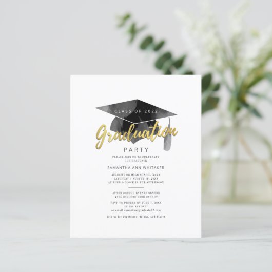 Afstudeerder Class 2025 Uitnodiging voor afstudeer (Staand voorkant)