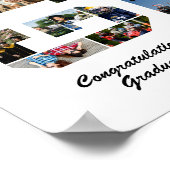 Afstudeerder Class Senior Afstuderen Dag DIY Fotoc Poster (Hoek)