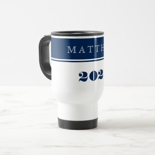 Afstudeerder Coffee Travel Mug Reisbeker (Voorkant links)