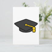 Afstudeerder Crap RSVP Kaartje (Staand voorkant)