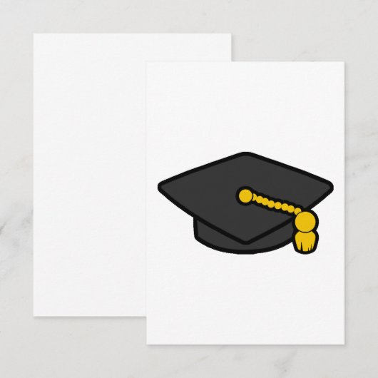 Afstudeerder Crap RSVP Kaartje (Voorkant / Achterkant)