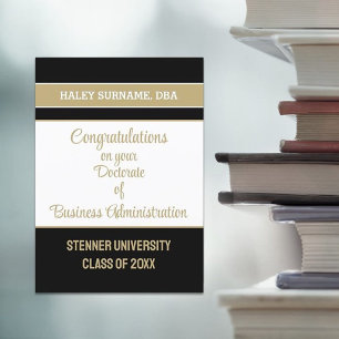 Afstudeerder! Doctoraat Business Administration Ca Kaart