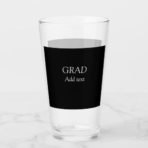 Afstudeerder eenvoudige minimalistische afstuderen glas