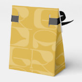 AFSTUDEERDER! Eenvoudige stijlvolle typografie Bed Bedankdoosjes (Achterkant)