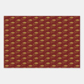 Afstudeerder Elegant Gold Gradup Cap Inpakpapier Vel (Voorkant 2)