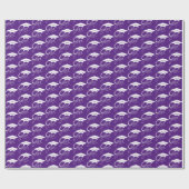 Afstudeerder Elegant White Gradup Cap Cadeaupapier (Vlak)