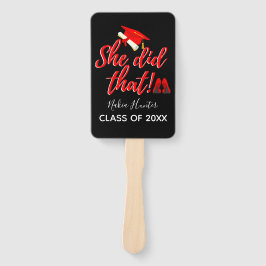 Afstudeerder en Boujee| Ze deed dat| Rood en Zwart Handwaaier