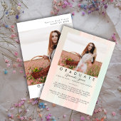 Afstudeerder feest 2025 Elegant Trendy Kaart