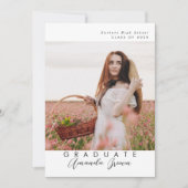 Afstudeerder feest 2025 Elegant Trendy Kaart (Voorkant)