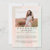 Afstudeerder feest 2025 Elegant Trendy Kaart (Achterkant)