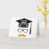 afstudeerder felicitaties 2018 kaart (Gele Bloem)