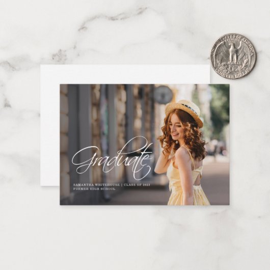 Afstudeerder Foto 2024 Afstuderen Aankondiging (Voorkant / Achterkant in situ)