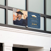 Afstudeerder Foto 2025 Afstuderen Custom Spandoek (Buitenkant Gebouw)