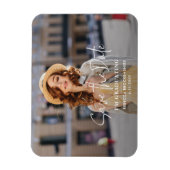 Afstudeerder Foto Afstuderen 2025 Sla de datum op Magneet (Verticaal)