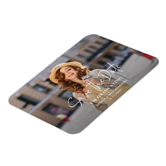 Afstudeerder Foto Afstuderen 2025 Sla de datum op Magneet (Linkerzijde)