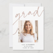 Afstudeerder | Foto-Afstuderen Aankondiging (Voorkant)