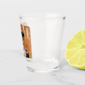 Afstudeerder Foto Afstuderen Shot Glas (Rechts)