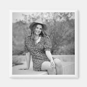 Afstudeerder FOTO Tijdloze Keepsake Afstuderen Fun Magneet (Voorkant)