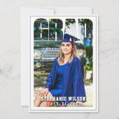 Afstudeerder Foto Wit Afstuderen Aankondiging (Voorkant)