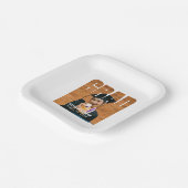 Afstudeerder Foto Wit Afstuderen Papieren Bordje (Gebogen)