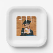 Afstudeerder Foto Wit Afstuderen Papieren Bordje (Voorkant)