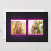 Afstudeerder Foto's Roze 2025 Afstudeerfeest Kaart (Achterkant)