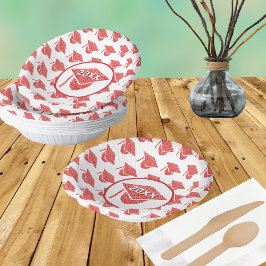 Afstudeerder Glam Red Pet Chic School Colours Patr Papieren Kommen