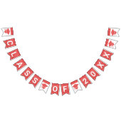 Afstudeerder Glam Red Pet, eenvoudige klasse plus  Vlaggetjes (Alle)