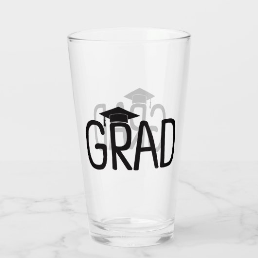 Afstudeerder Glas (Achterkant)