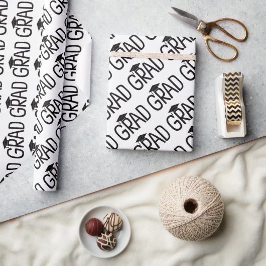 Afstudeerder gradatie-lampvoet cadeaupapier (Crafts)