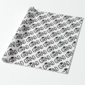 Afstudeerder gradatie-lampvoet cadeaupapier (Uitgerold)