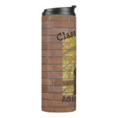 Afstudeerder Graffiti Foto van Bricks Thermosbeker (Gedraaid links)