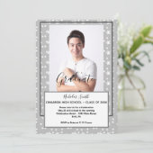 AFSTUDEERDER GREY STARS | AFSTUDEERPARTIJ KAART (Staand voorkant)