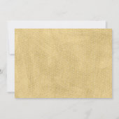 Afstudeerder Handgeschreven in Gold op Navy Photo  Aankondiging (Achterkant)