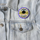 afstudeerder herdenking ronde button 5,7 cm (In situ)