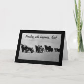 AFSTUDEERDER HUILEND VAN BLIJDSCHAP, ZOON KAART (Voorkant)