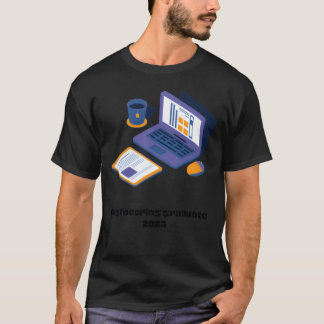 Afstudeerder ingenieur 2023 grappig t-shirt