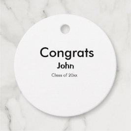 afstudeerder jongen voegt naam toe bevat datumteks bedankjes labels