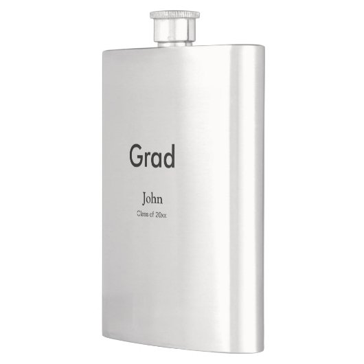 afstudeerder jongen voegt naam toe bevat datumteks flacon (Links)