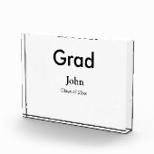 afstudeerder jongen voegt naam toe bevat datumteks fotoblokken (Rechts)