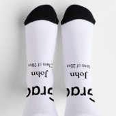 afstudeerder jongen voegt naam toe bevat datumteks sokken (Top)