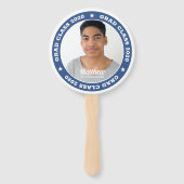 Afstudeerder Klasse 20XX Afstuderen Moderne Aangep Handwaaier (Voorkant)