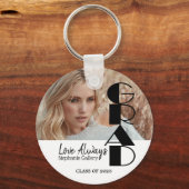 Afstudeerder - Klasse 20XX - DIY-foto Sleutelhanger (Voorkant)