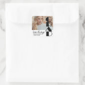 Afstudeerder - Klasse 20XX - DIY-foto Vierkante Sticker (Tas)