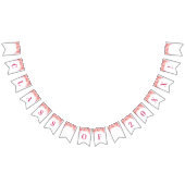 Afstudeerder Klasse Jaar Banner Pink Waterverf Flo (Alle)