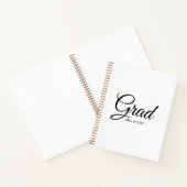 Afstudeerder klasse van 2024 zwart wit aangepaste  notitieboek (Binnen)