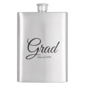 Afstudeerder klasse van 2024 zwarte aangepaste scr flacon (Voorkant)