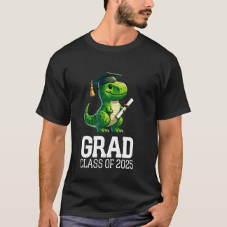 Afstudeerder Klasse van 2025 Funny T-rex Dinosaur  T-shirt